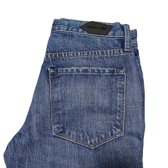 ARITZIA Slim Distressed Boyfriend Blue Jeans - Picture 14 of 15